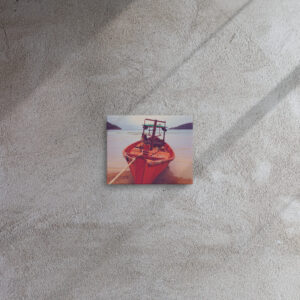 Tableau mer bateau - Photo d'art Cambodge - Toile chambre et salon