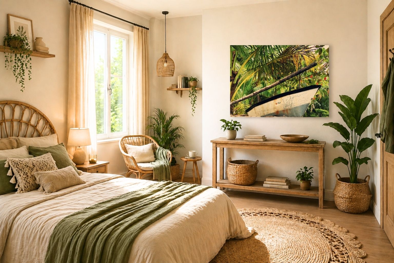 Idée déco mur chambre style Boho - Article Un air de loin