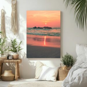 Mockup Mexico grand format mur beige