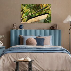 Mockup terracotta chambre Toile Nature - grand format