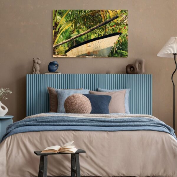 Mockup terracotta chambre Toile Nature - grand format