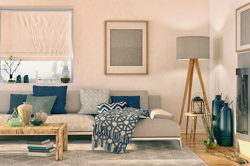 Exemple décoration intérieure colorée - style nordique - Blog déco un air de loin