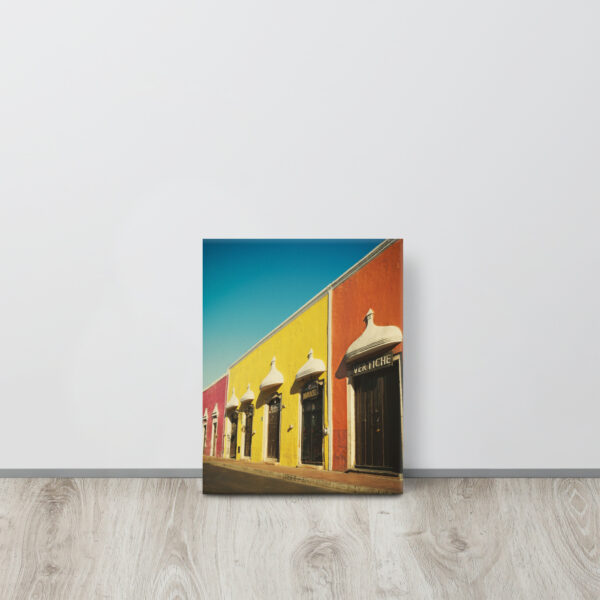 Tableau toile imprimée Valladolid, Mexique - Couleurs énergisantes - Photo d'art unique – Image 5