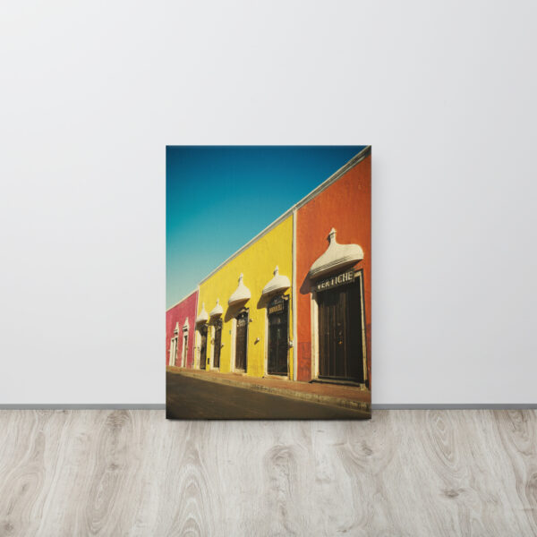 Tableau toile imprimée Valladolid, Mexique - Couleurs énergisantes - Photo d'art unique – Image 6