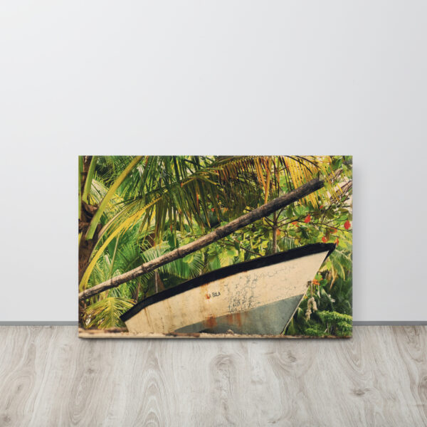 Toile imprimée nature - Bateau rustique - Tons relaxants - Petit à grand format – Image 5