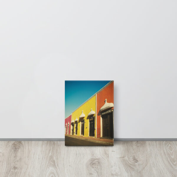 Tableau toile imprimée Valladolid, Mexique - Couleurs énergisantes - Photo d'art unique – Image 4