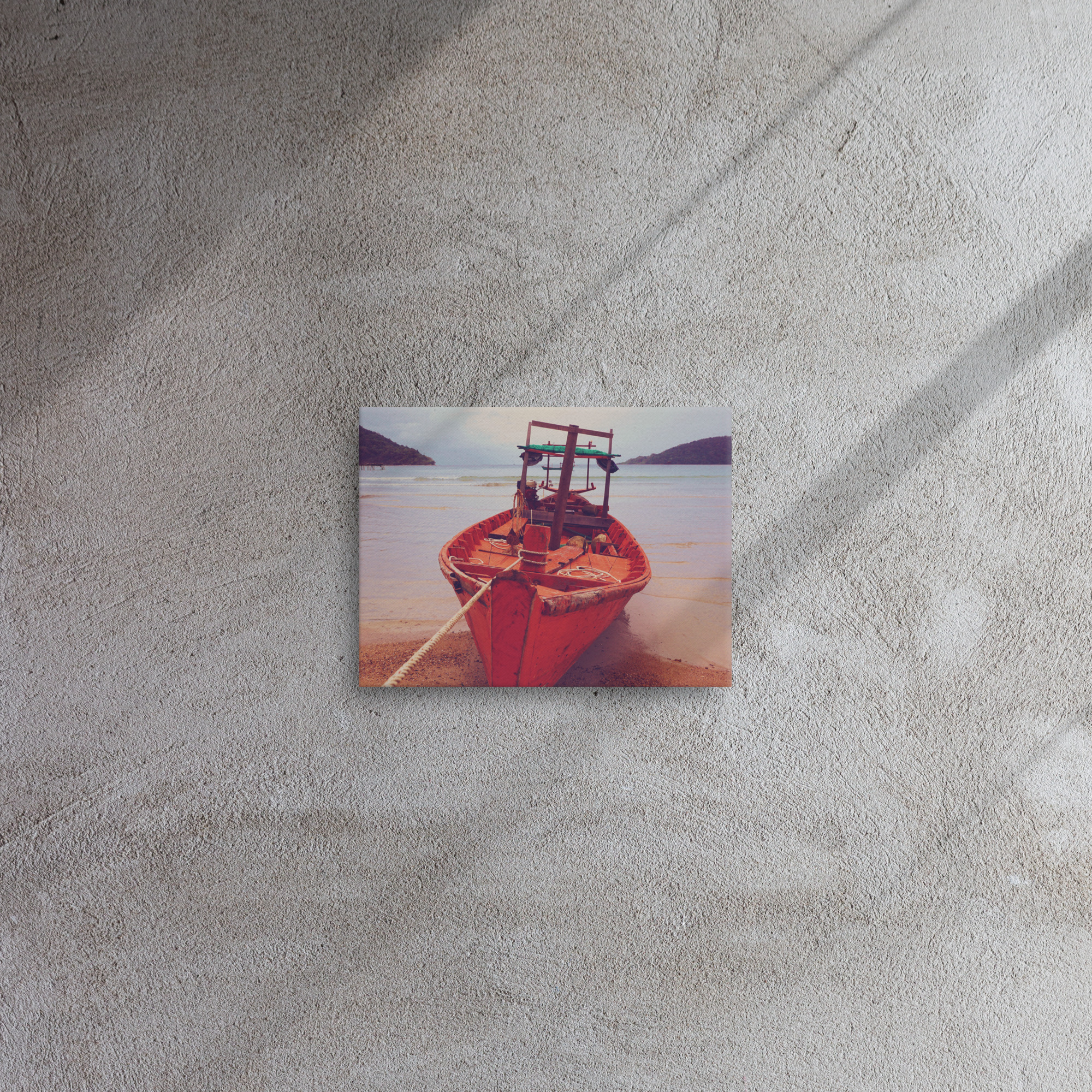 Tableau mer bateau - Photo d'art Cambodge - Toile chambre et salon – Image 2