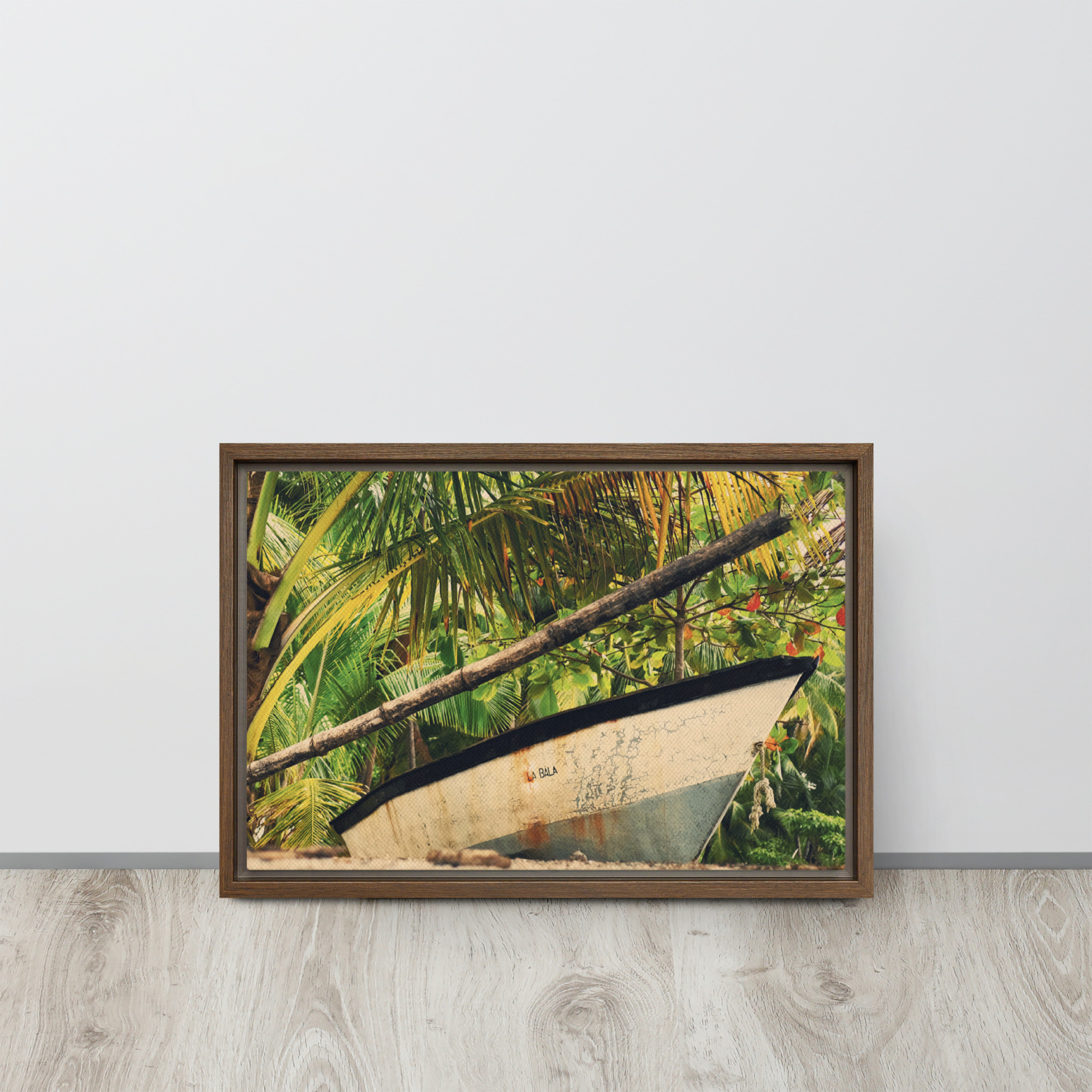 toile encadree vue de face taille reelle 30.5x45cm